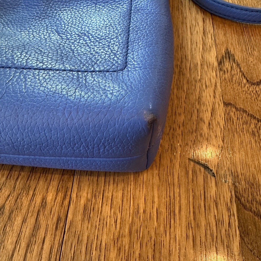 Kate Spade Periwinkle and Navy Crossbody Bag with Tassle - Picture 4 of 5
